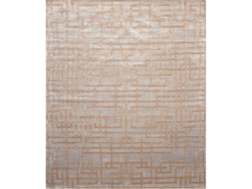 CHAPLIN LATTE - Rectangular handmade silk rug by Edition Bougainville - view 2